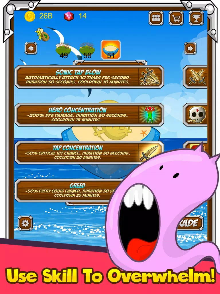 Heroes Tapper - Addictive Idle Clicker RPG iPad  स्क्रीनशॉट