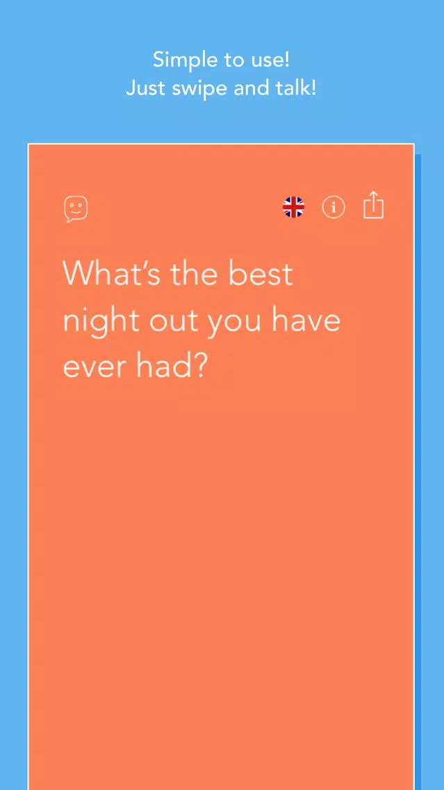 Convo Cards - Over 250 conversation starters, ice breakers and discussion topics應用截圖