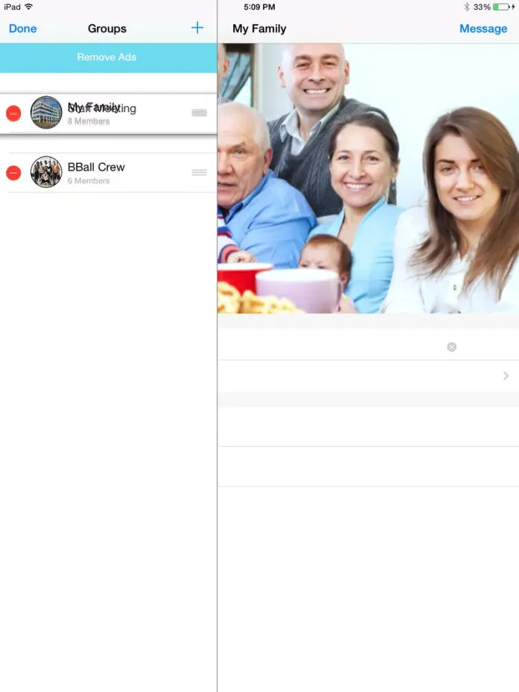 GroupChat - Group iMessages iPad  Screenshots