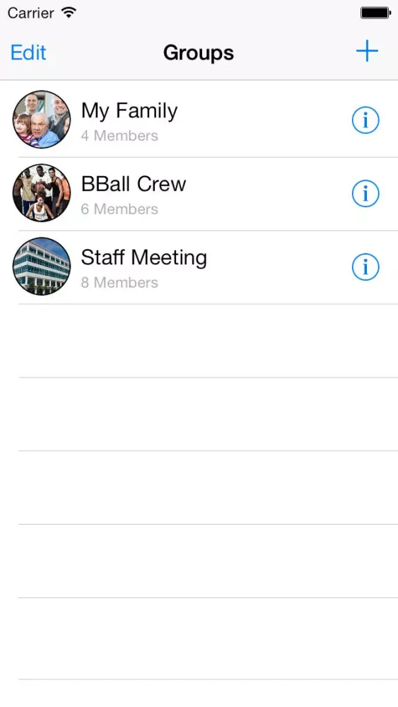 GroupChat - Group iMessages Screenshots