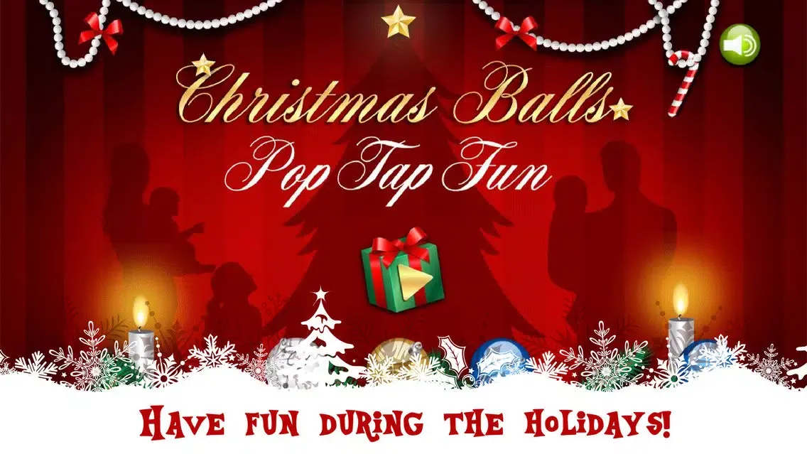 Ảnh chụp màn hình của A Christmas Seasons Bubble Blaster - Popping Holiday Treats