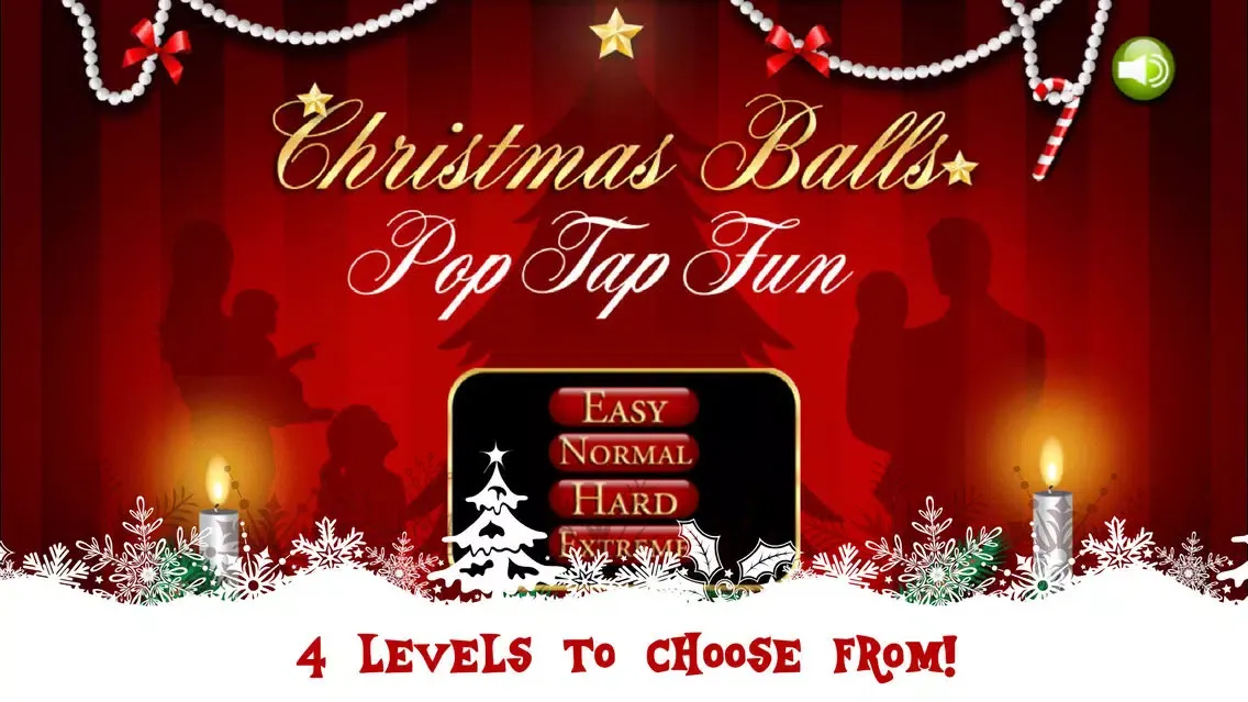 Ảnh chụp màn hình của A Christmas Seasons Bubble Blaster - Popping Holiday Treats