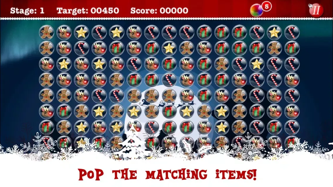 تصاویر A Christmas Seasons Bubble Blaster - Popping Holiday Treats Full Version