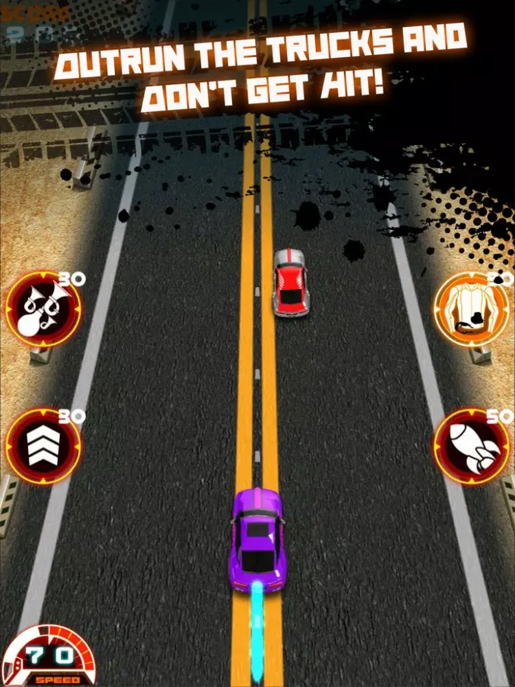 Top-Speed Car Chase Racer - Extreme Hot Pursuit : Fast Paced Highway Traffic Racing iPad  Screenshots