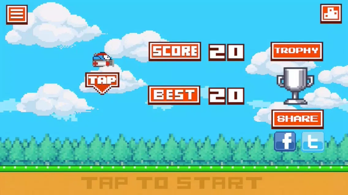 Capturas de tela do Angry Wings Tap