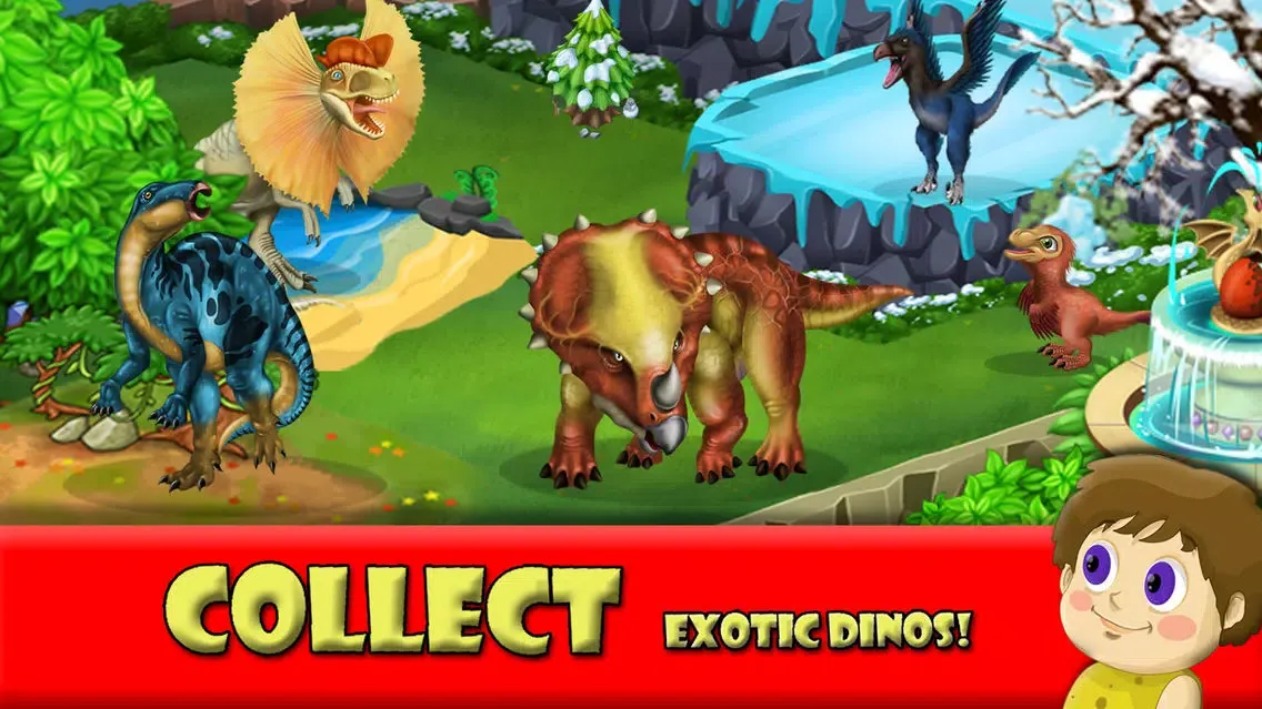Captures d'écran de DINO WORLD -Jurassic Idle game