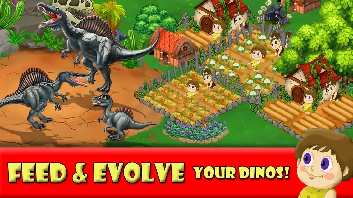 Captures d'écran de DINO WORLD -Jurassic Idle game