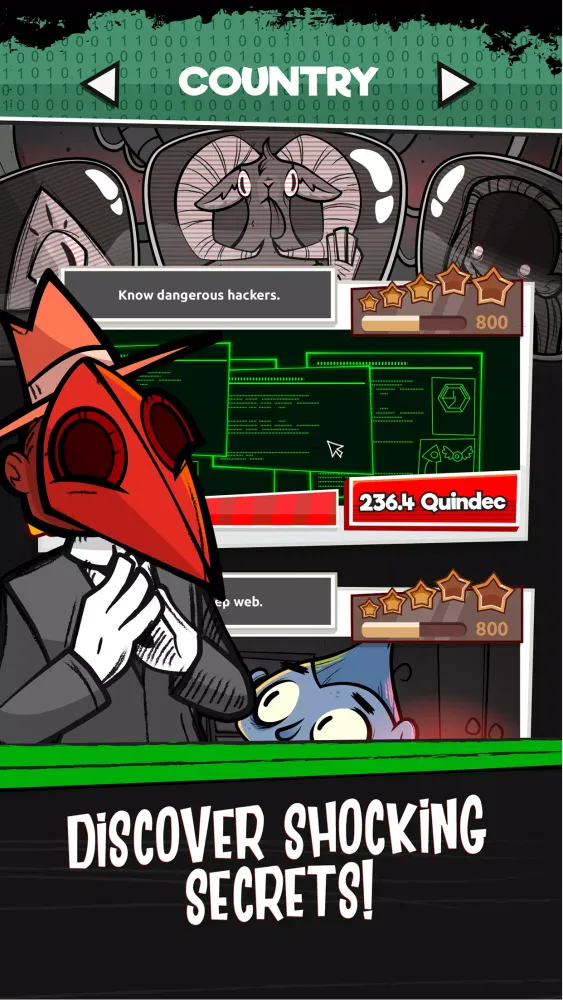 Ảnh chụp màn hình của Into the Deep Web: Idle Game