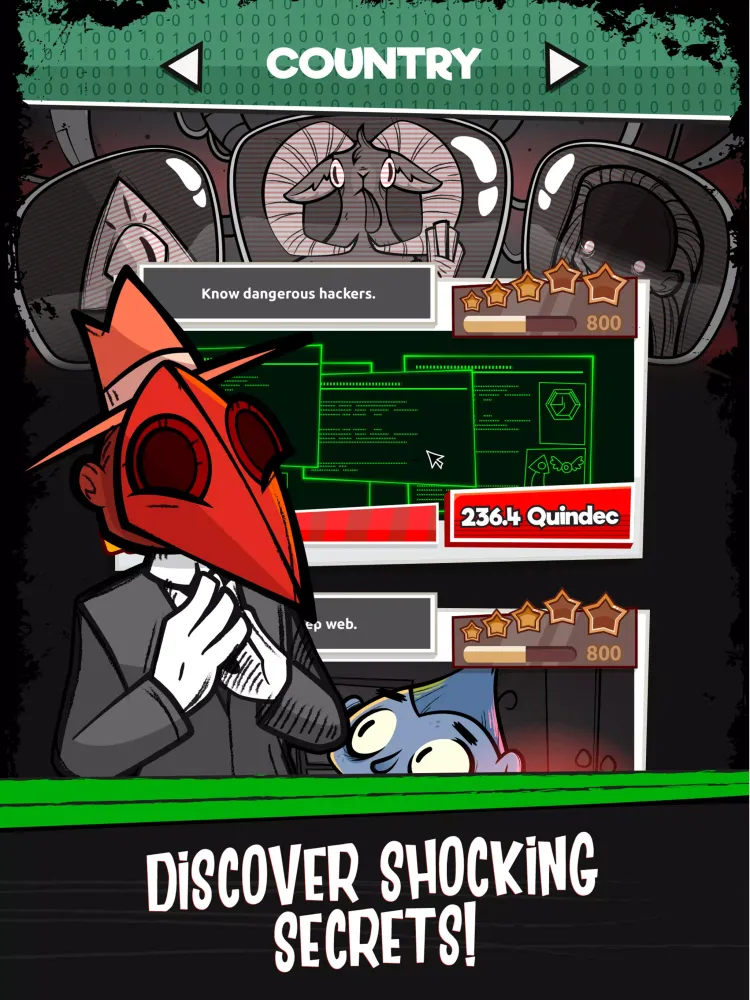 Ảnh chụp màn hình của Into the Deep Web: Idle Game