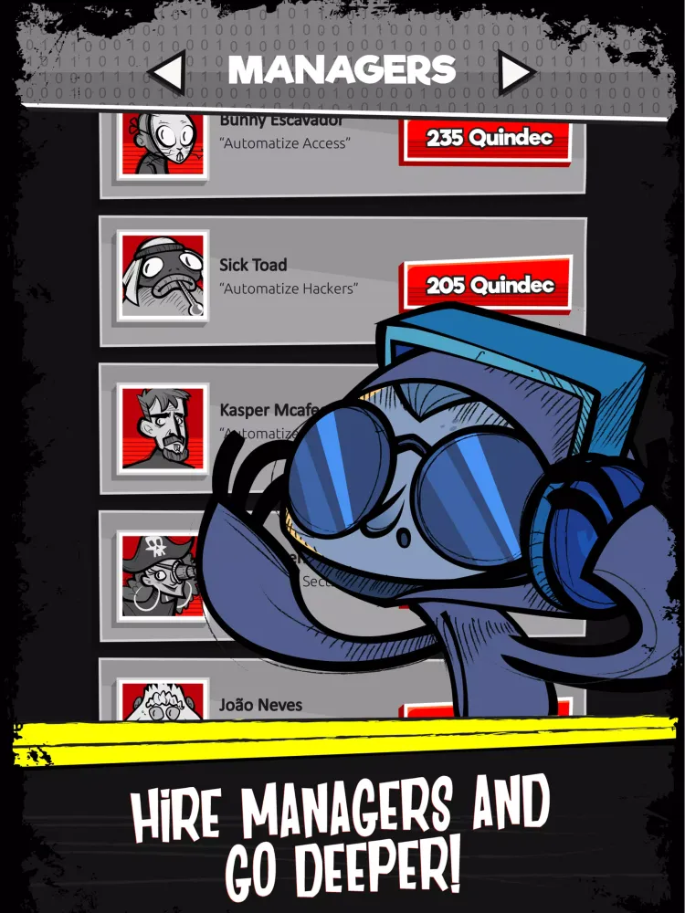 Ảnh chụp màn hình của Into the Deep Web: Idle Game