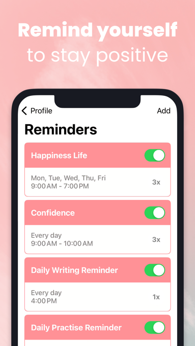 Zrzuty ekranu Goodmind - Daily Affirmations
