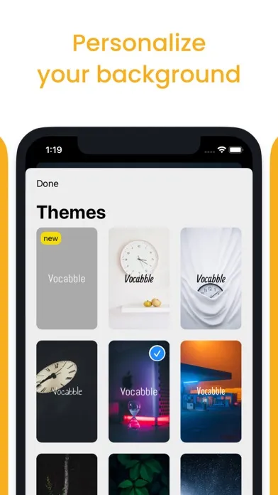 Tangkapan layar Vocabble - Learn Words Daily