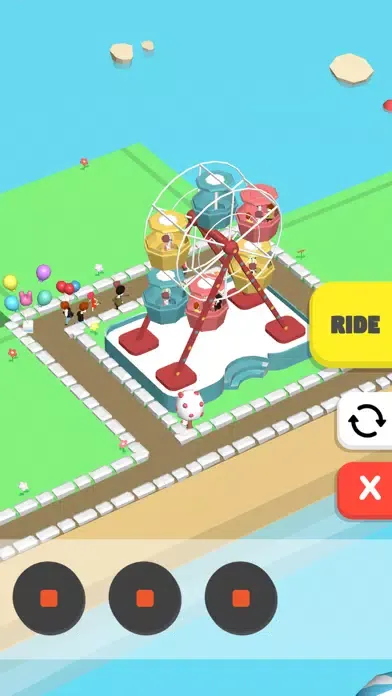 Capturas de tela do Fun Park Island