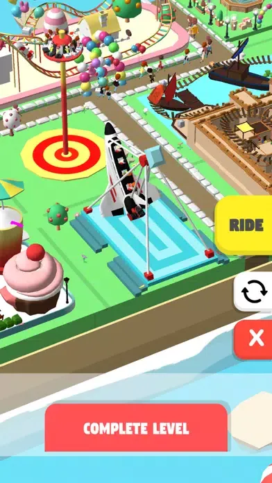 Capturas de tela do Fun Park Island
