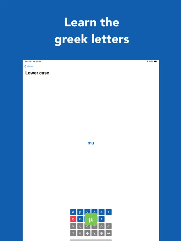 Capturas de pantalla de GreekAlphabet: From α to Ω iPad 