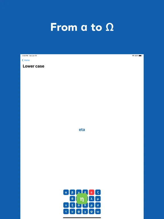 Capturas de pantalla de GreekAlphabet: From α to Ω iPad 