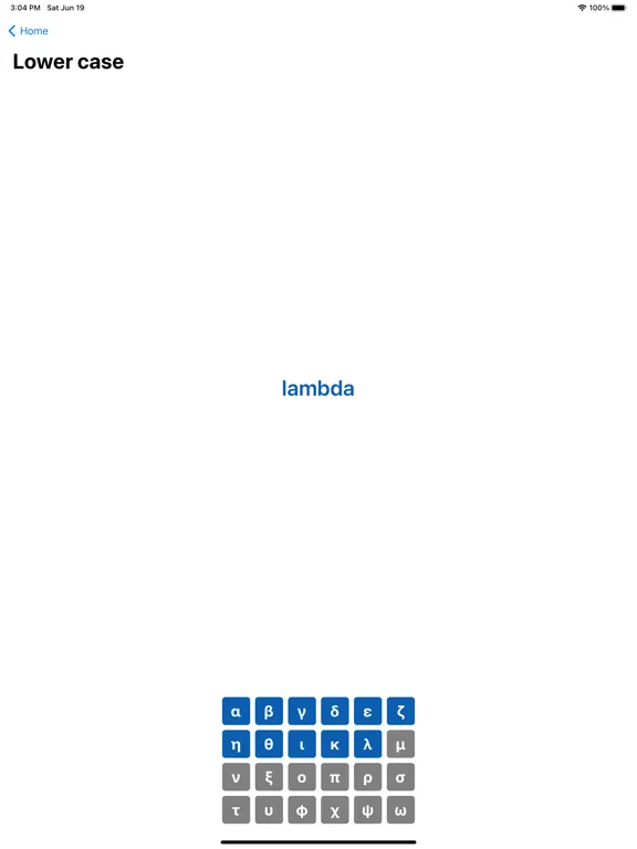 Capturas de pantalla de GreekAlphabet: From α to Ω iPad 