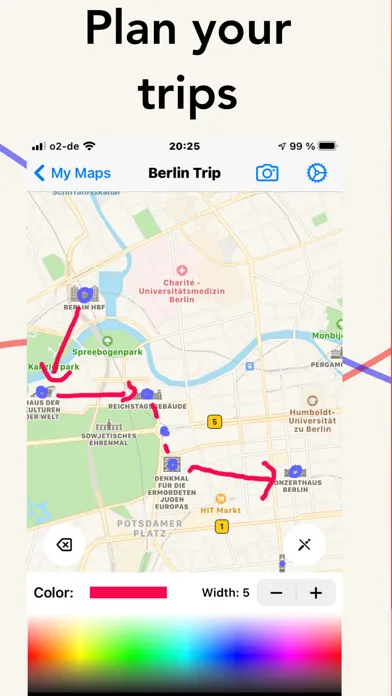 MapDraw: Draw on maps স্ক্রিনশট