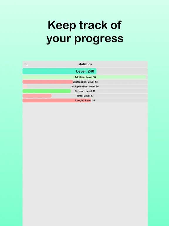 ภาพหน้าจอของ Maths: Minimalist Mental Maths iPad 
