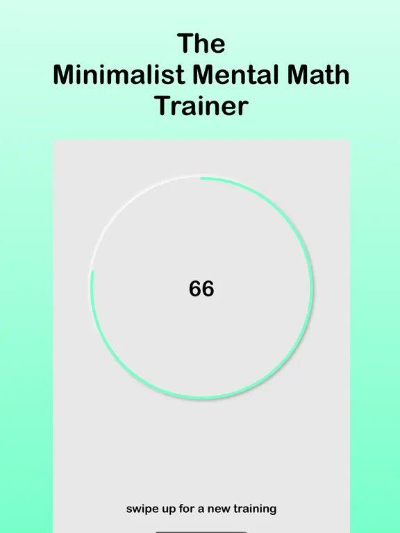 ภาพหน้าจอของ Maths: Minimalist Mental Maths iPad 