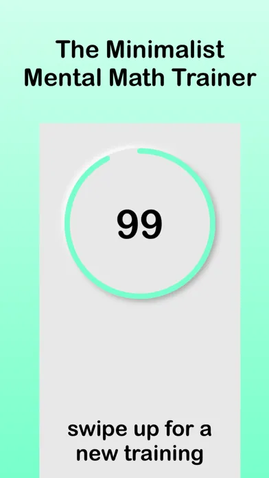 ภาพหน้าจอของ Maths: Minimalist Mental Maths