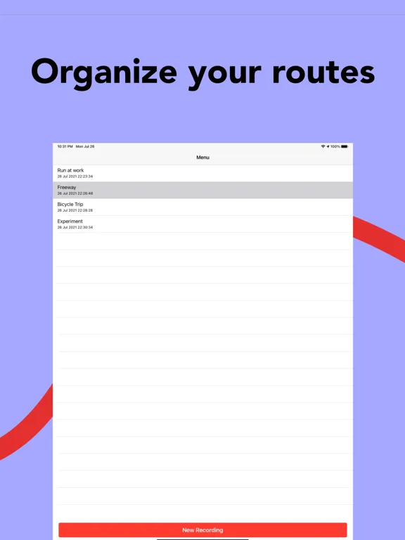 Скриншоты Tracks: Measure your routes iPad 