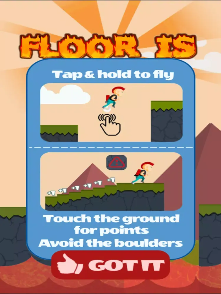 The Floor is LAVA! Lava floor challenge iPad  Ekran Görüntüleri