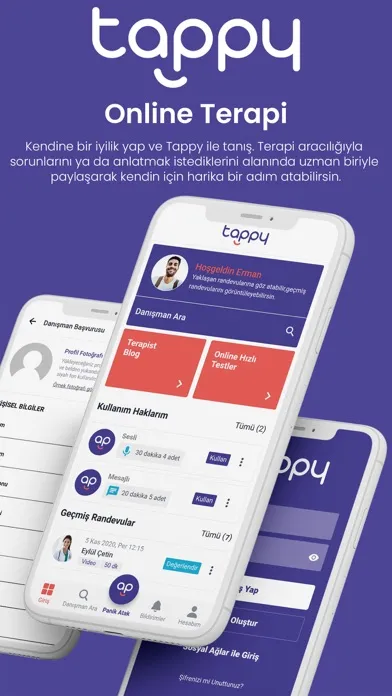 Скриншоты Tappy - Online Terapi