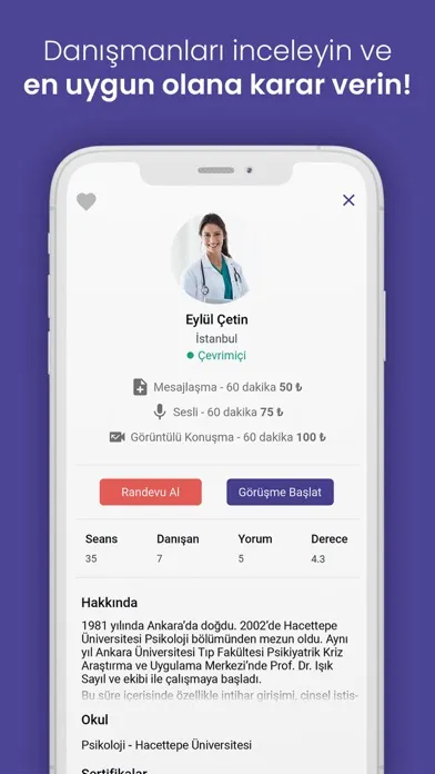 Скриншоты Tappy - Online Terapi