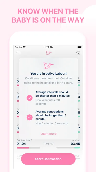 Storky - Contraction Timer Screenshots