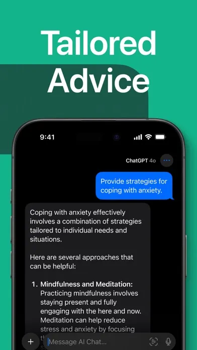 Screenshot di AI Chat - Assistant & Chatbot