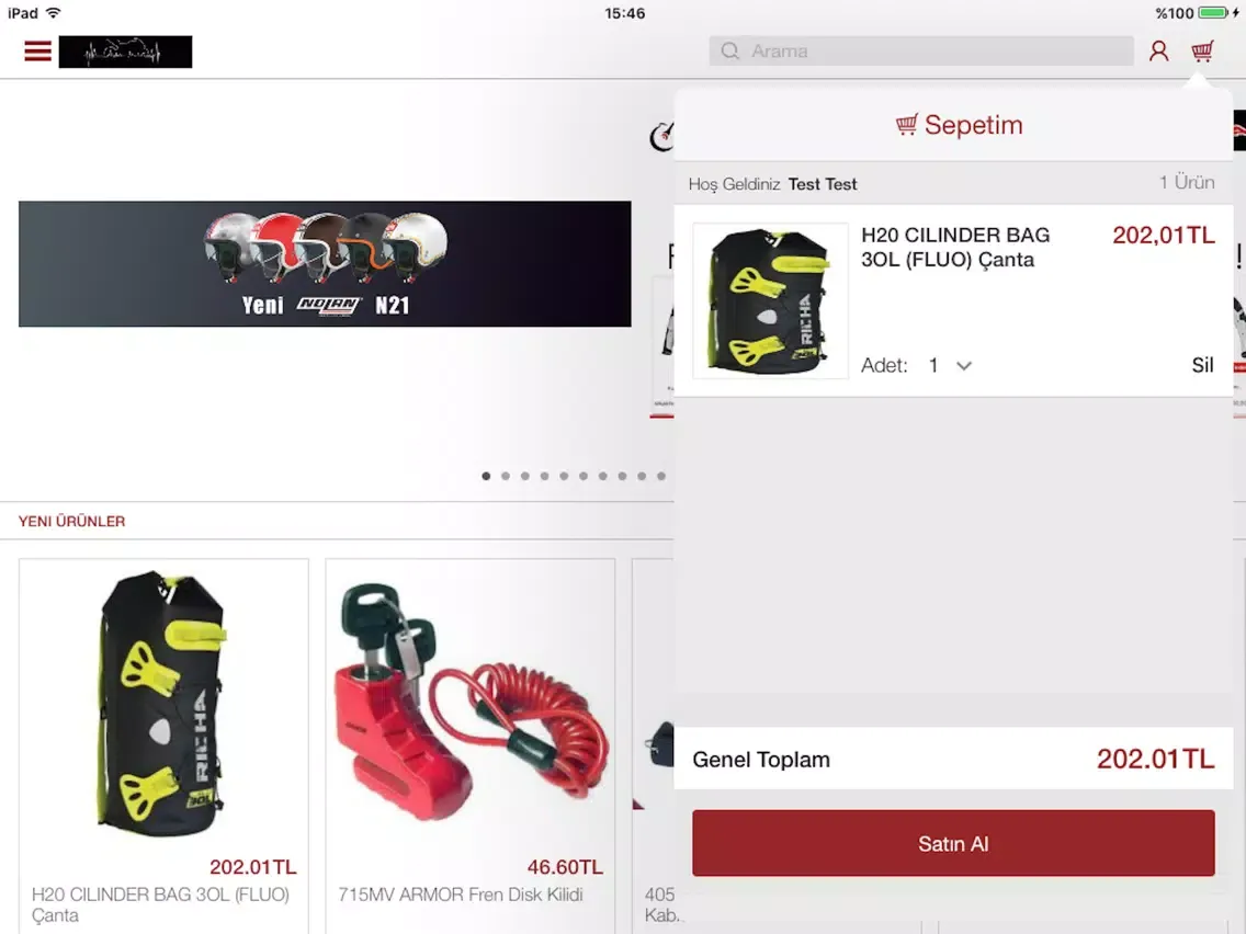 Captures d'écran de Motorcu Marketi iPad 