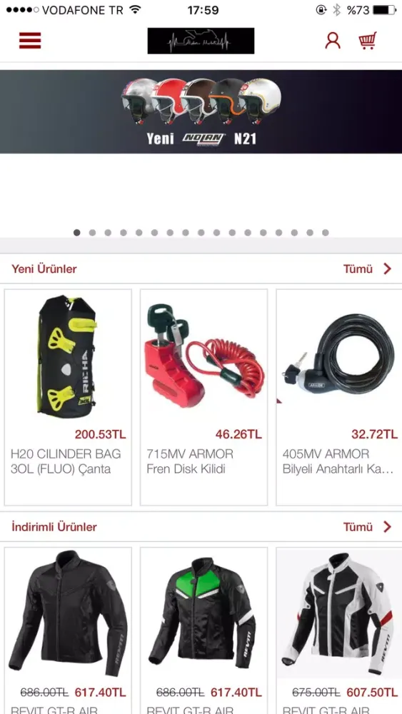 Captures d'écran de Motorcu Marketi