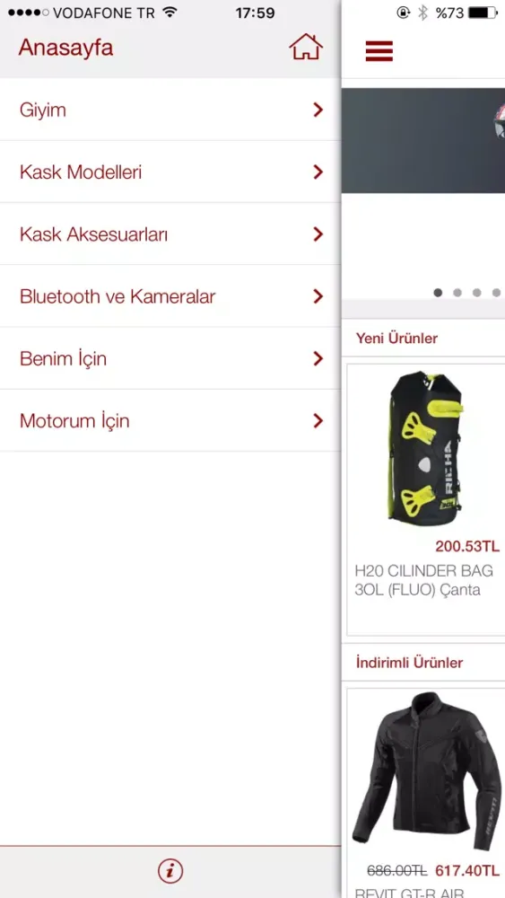 Captures d'écran de Motorcu Marketi