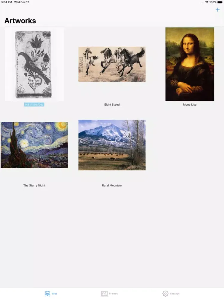 Capturas de tela do ARt - Artworks in 3D AR View iPad 