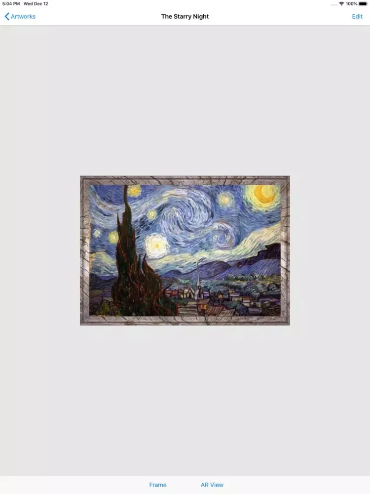 Capturas de tela do ARt - Artworks in 3D AR View iPad 