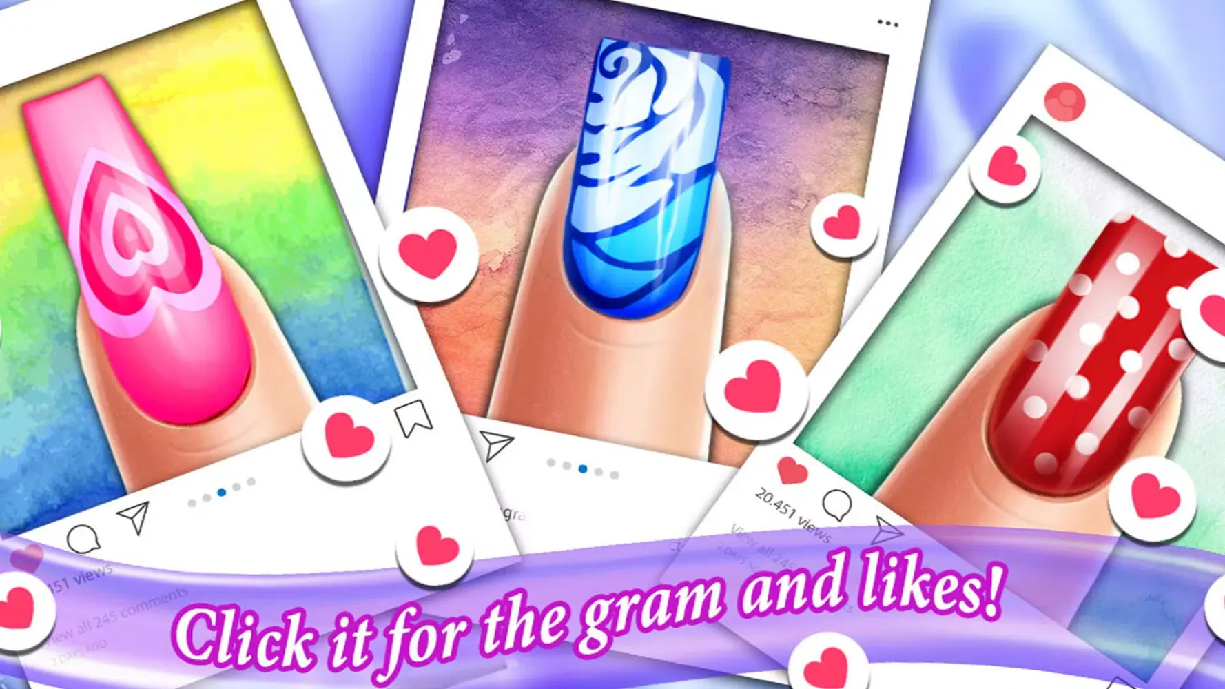 Скриншоты Nail Art Salon Girls Game