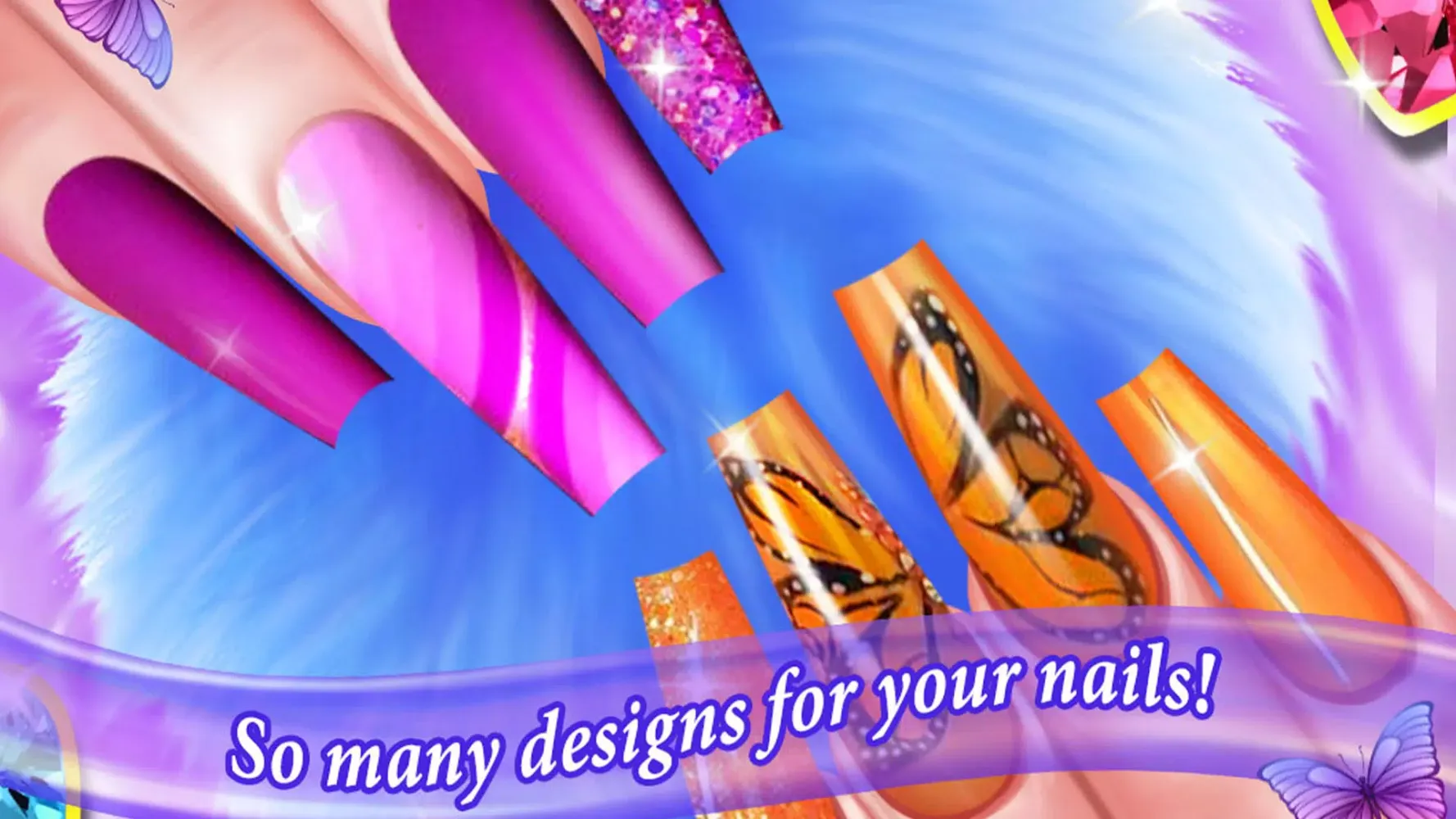 Скриншоты Nail Art Salon Girls Game