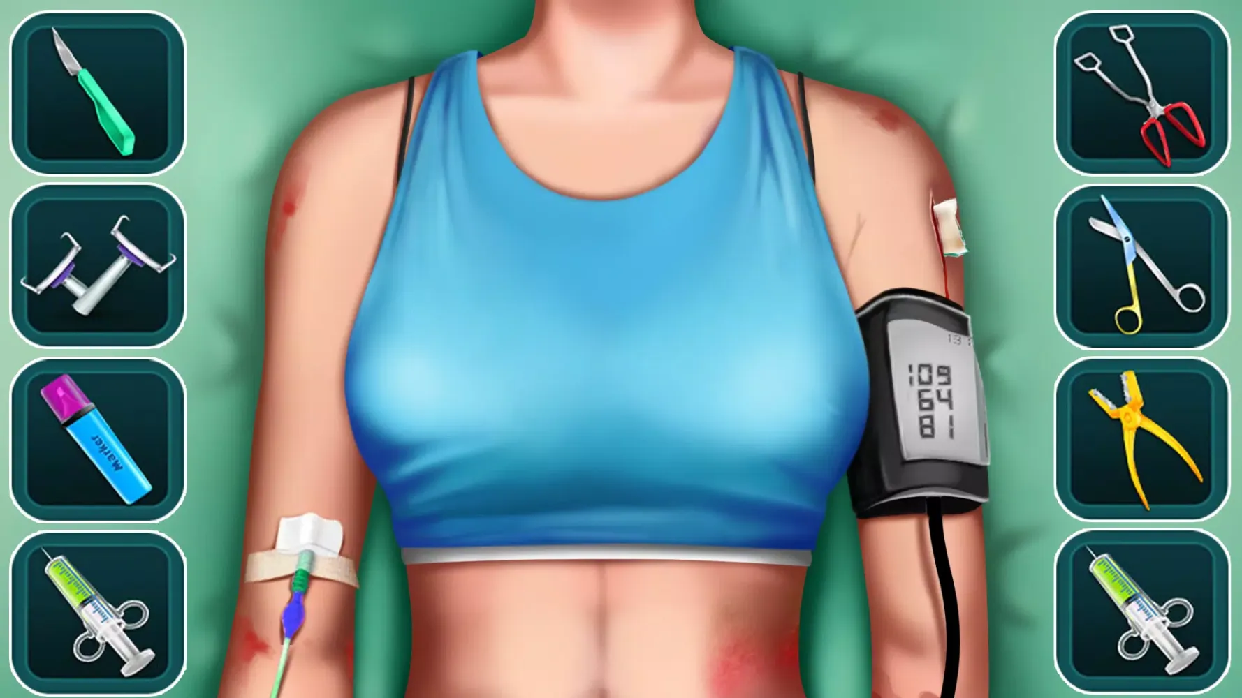 Tangkapan layar Surgery Offline Doctor Games