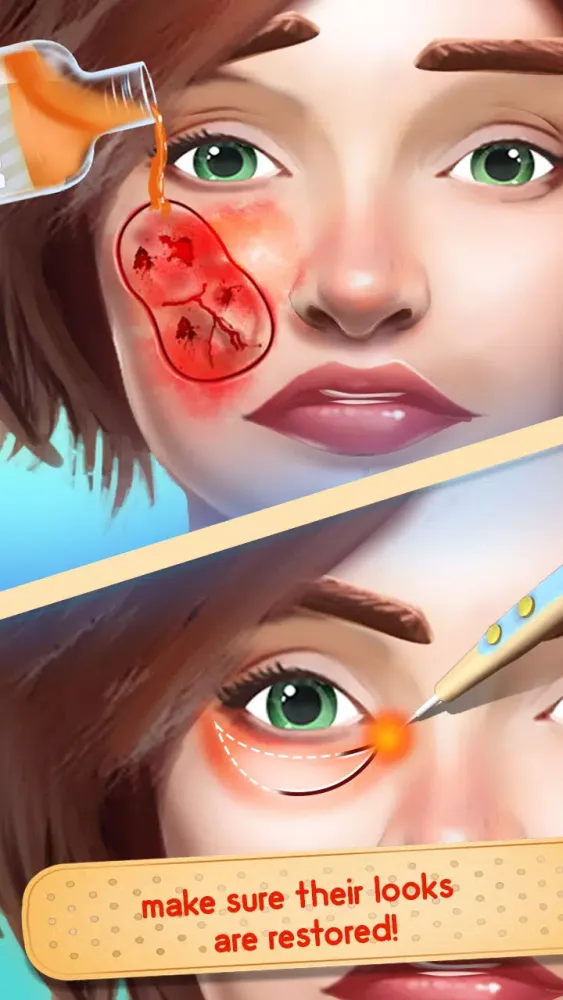 Plastic Surgery Doctor Games سکرین شاٹس