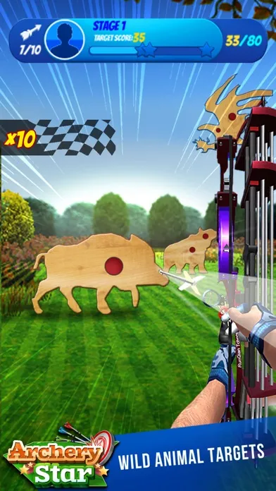 Tangkapan skrin Archery Star