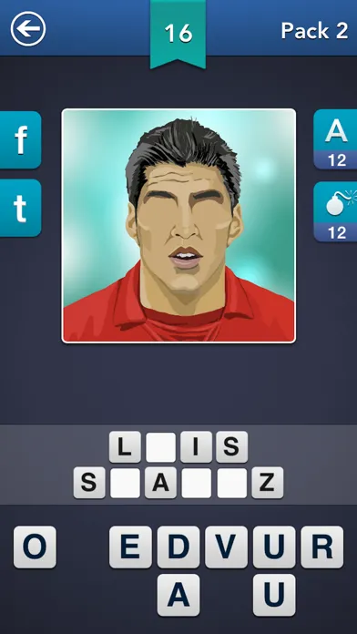 ภาพหน้าจอของ Football Quiz  ~ Guess the Player & Team!