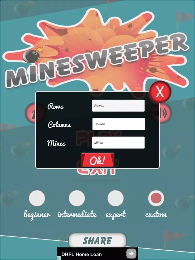 Minesweeper!!! iPad  Screenshots