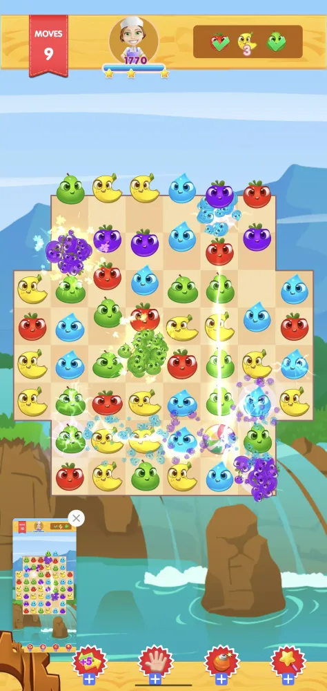 Tangkapan layar Fruit Saga