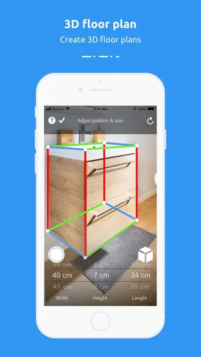 Measuring Tape App with Camera应用截图