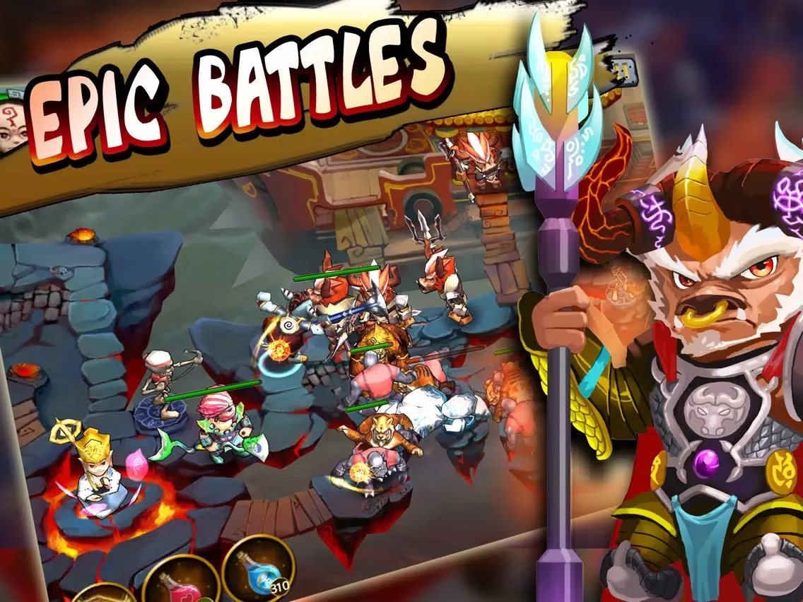 Immortal Legends - TD iPad 应用截图