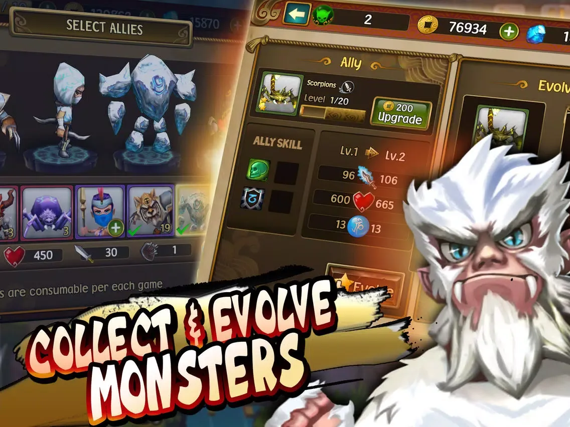 Immortal Legends - TD iPad 应用截图