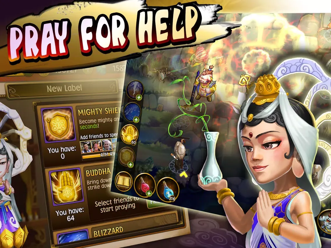 Immortal Legends - TD iPad 应用截图