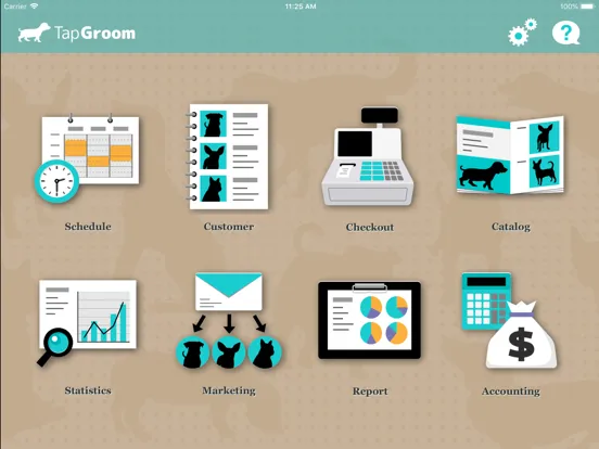 Tangkapan skrin TapGroom - Pet Grooming Salon iPad 