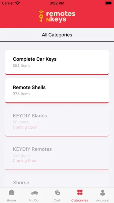 Capturas de tela do Remotes n Keys